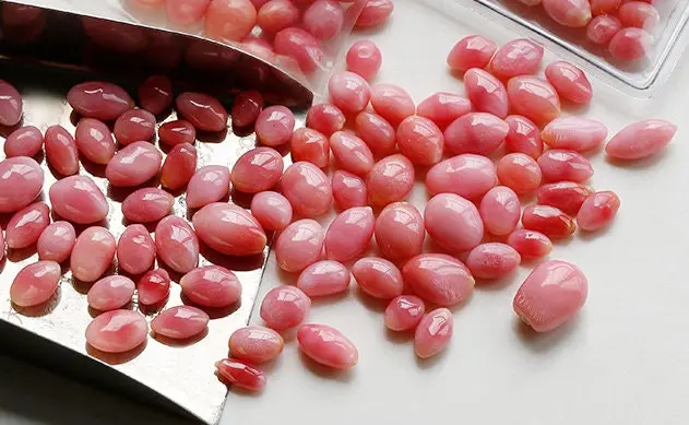 Queen Conch Pearl From Caribbean Sea, Pearls Strombus Gigas, Natural Queen Conch Pearl, Flamed Pink - Image 7